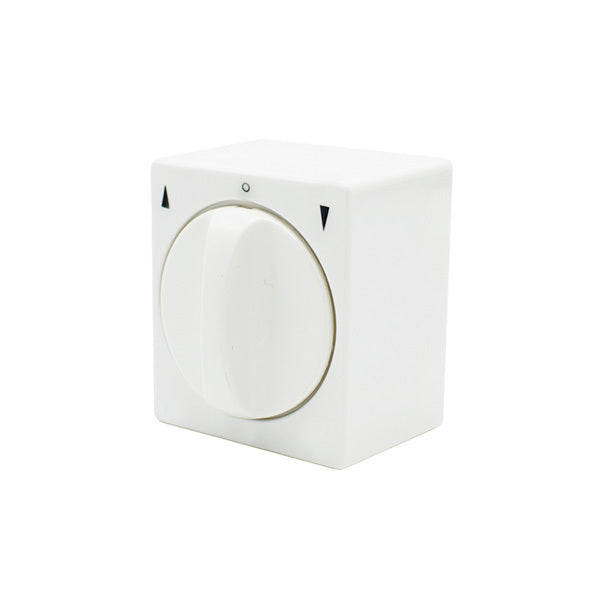 Surface Mount Blind Control Switch 10A 230V White - 42289201UW