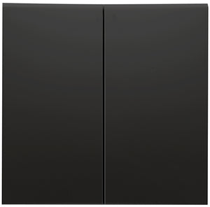 Peha Badora Double Interrupteur Capot Noir Mat - 00276722