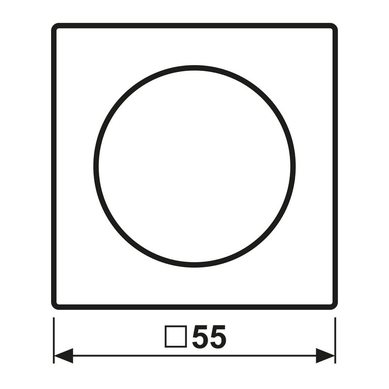 Jung A Range Rotary Dimmer Cover Mocha - A1740MO