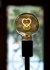 Bailey Led Silhouette En Forme De Cœur G95 E27 2W Or - 145546