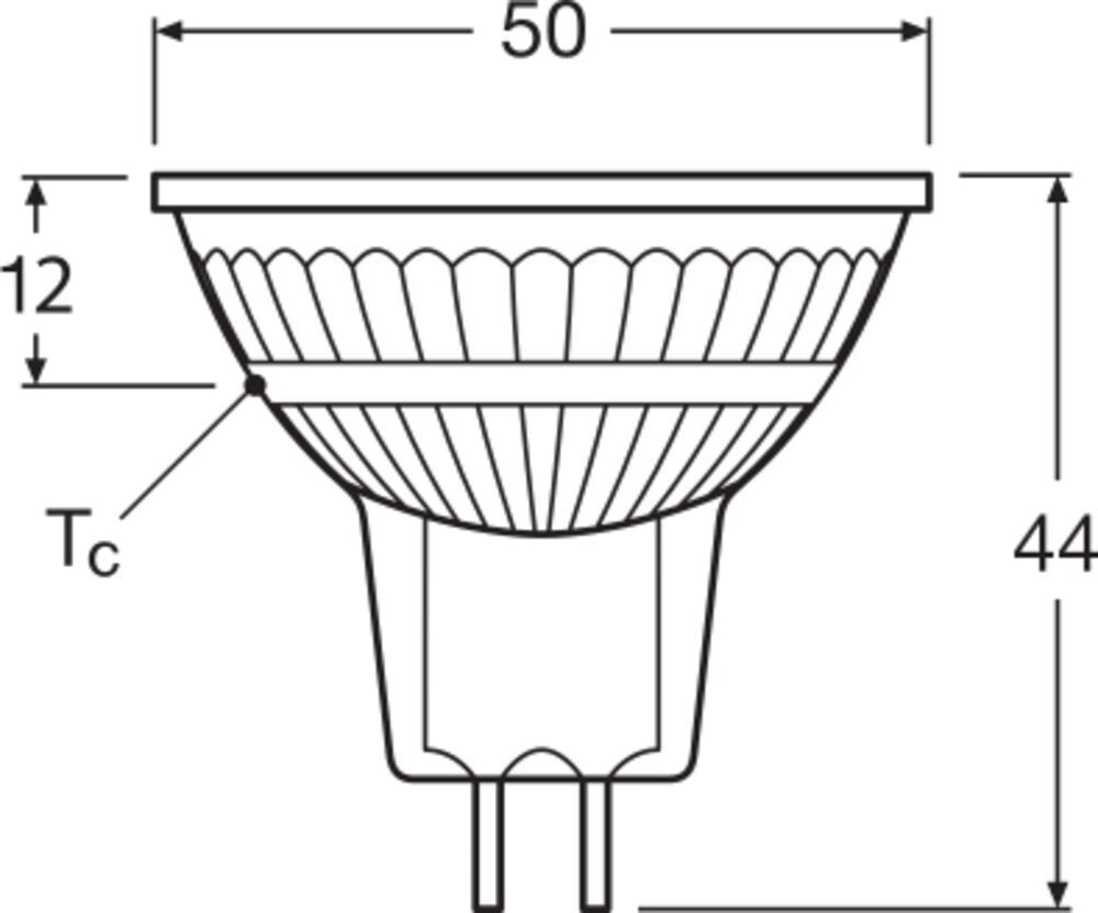 LEDVANCE Superior MR16 LED Spot 3.6W GU5.3 927 Dimmable - 4099854070501