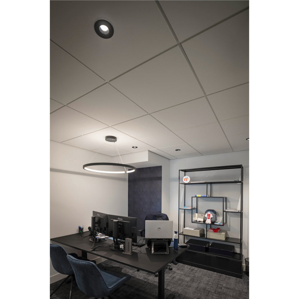 Slv Universel Ip65 Couvercle Rond Noir - 1007096 [2 Pièces]