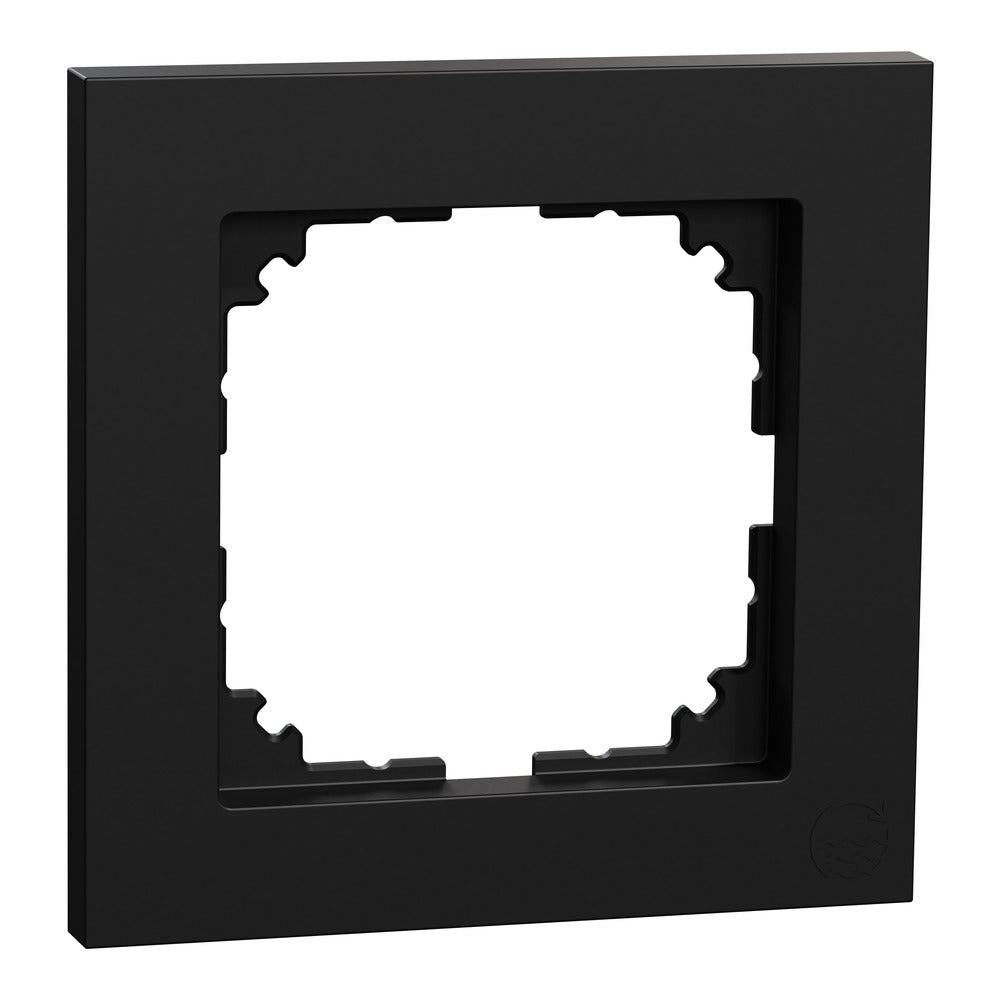 M-Pure Océan Plastique Cadre Simple Mat Noir - MEG4010-3603