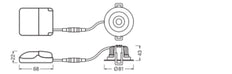 Ledvance 8W Spot Led Ajustable 927 Dimmable Blanc - 4058075799622