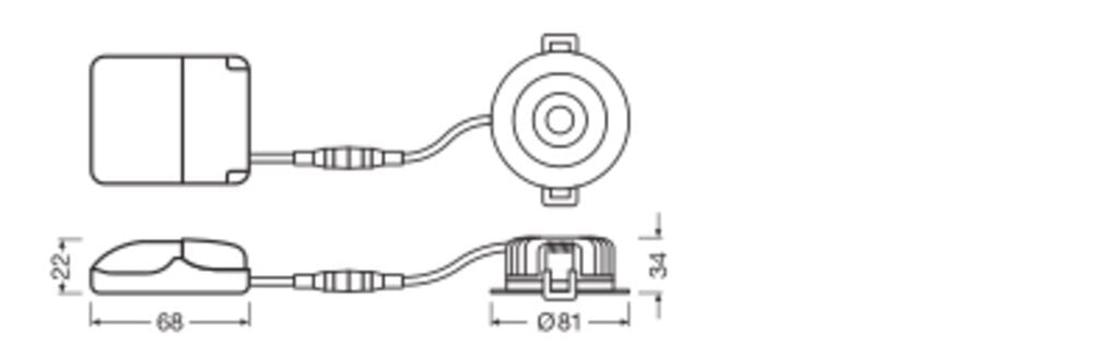 LEDVANCE Air Fix 6W IP65 Spot LED Encastré - 4058075799905