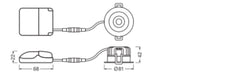 Projecteur Encastré Led Résistant Au Feu 8W IP65 Dimmable 930 - 4058075799745