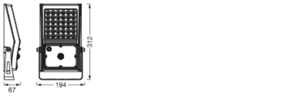 ENDURA Solar LED Projecteur 10W 4000K Avec Capteur - 4058075762350