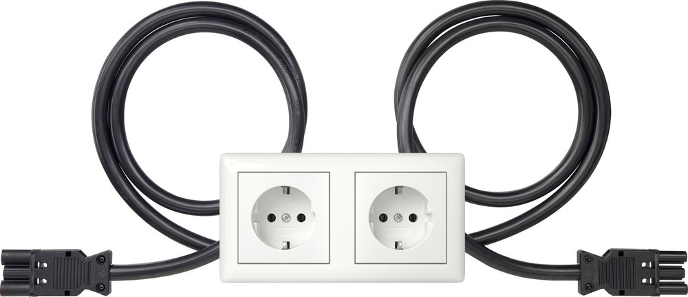 Gira Standard 55 Prise SCHUKO Double 16A 250V - 483103