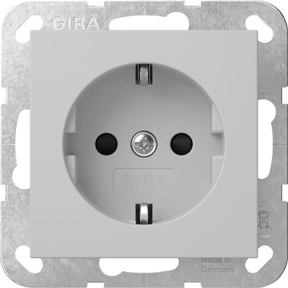 Gira Système 55 Sécurité Plus Prise Grise Mate - 4755015