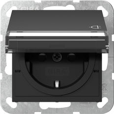 Gira Système 55 Sécurité Plus Prise Terre Avec Capot - 4557005