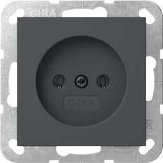 Gira Système 55 Prise Non Mise À La Terre 16A 250V Anthracite - 448028