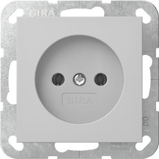 Prise Gira Système 55 2 Pôles 16A 250V Gris Mat - 4480015