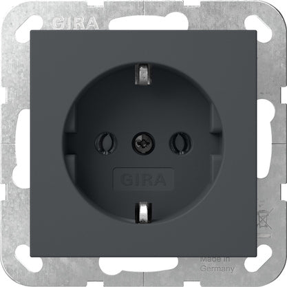 Gira Système 55 Prise De Terre Anthracite - 418828