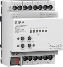 Gira One 6-Channel Heating Actuator With Controller - 213900