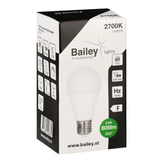 Bailey Ecobasic Led A60 E27 8.5W Dimmable 2700K - 145678 [2 Pièces]