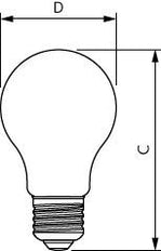 Philips Master Led Dimmerable Ampoule En Verre E27 5.9W - 8719514449718