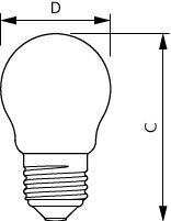 Philips Master Valeur LED Bougie E27 3.4W Dimmable 927 - 8719514355538