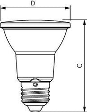 Philips Master Valeur LED PAR20 6W Dimmable Spot Lumière - 8719514443044
