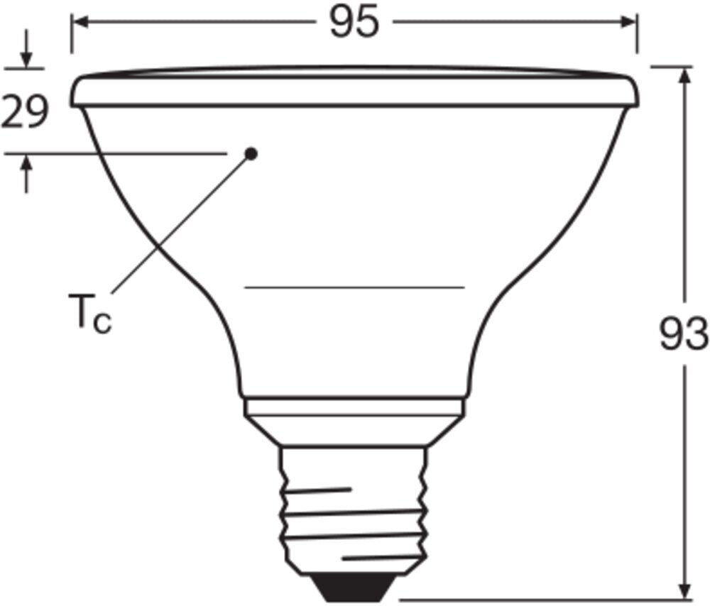 LEDVANCE PAR30 E27 LED Projecteur 10W 927 Dimmable - 4099854071195