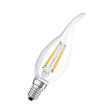 Ledvance E14 Led Filament Bougie 4W 827 Verre Clair - 4099854069475 [2 Pièces]