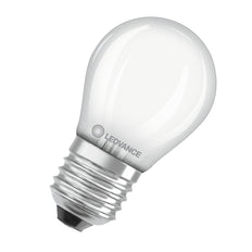 Led Classique P40 Givré Filament 4W E27 827 Blanc Chaud - 4099854069086 [2 Pièces]