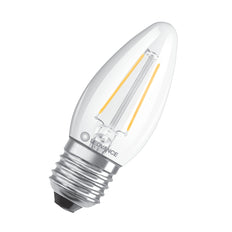 Led Classique Dimmable Bougie E27 4.8W 827 Verre Clair - 4099854067495