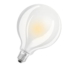 Ampoule Classique Led Globe E27 11W 827 Verre Givré - 4099854062865