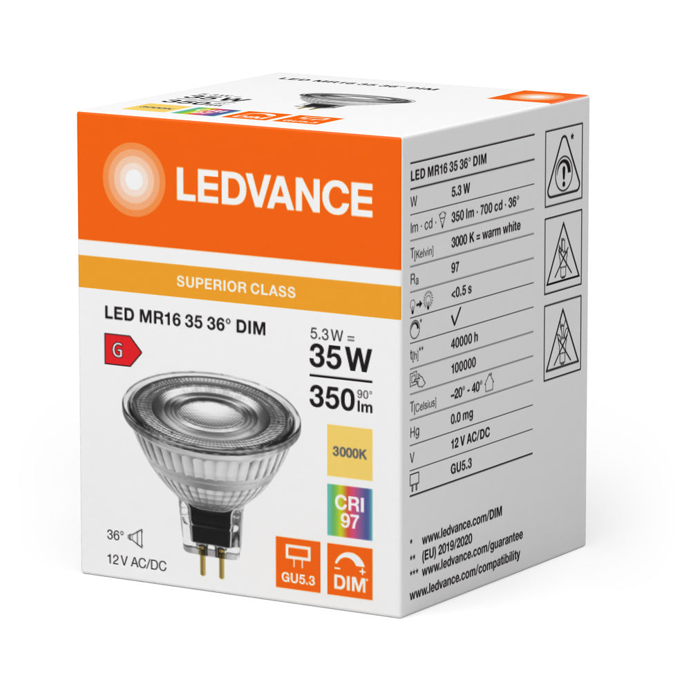 Ledvance Supérieur Mr16 Gu5.3 Led Spot 5.3W 930 - 4099854058837