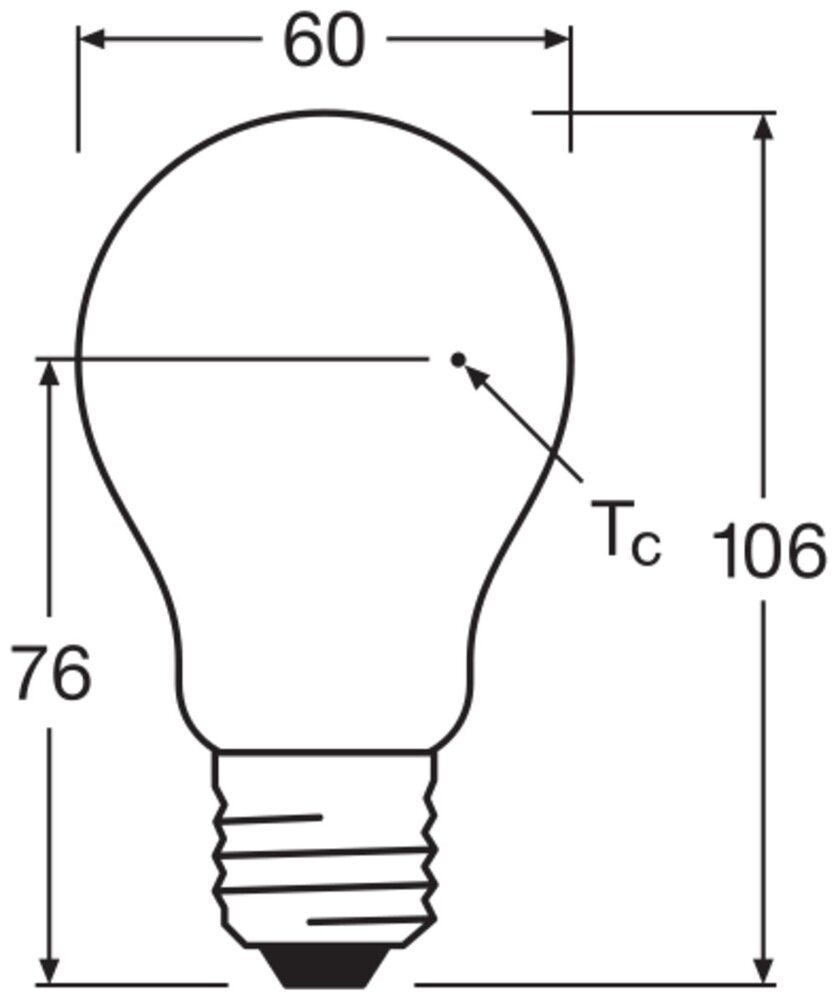 Ampoule Led Classique Dimmable A60 7W 840 E27 Givrée - 4099854054297