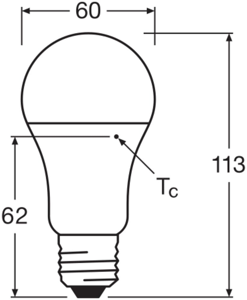 LEDVANCE Classic A19 LED 10W 840 Givré E27 Ampoule - 4099854048869 [2 Pièces]