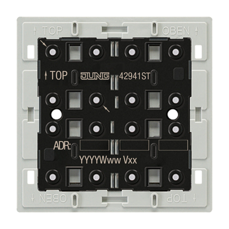 JUNG KNX 4 Canaux Universel Module Tactile Avec Capteur De Température - 42941ST