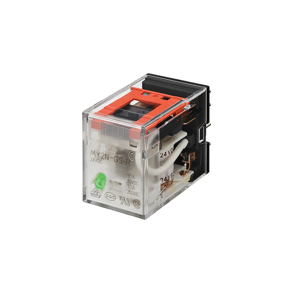 Omron MY4 14-Pin 4PDT Relay 6A 12VDC With Indicator - MY4 5714A