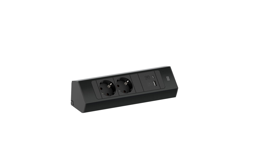 Casia 2 Unité D'alimentation D'angle Avec Double Chargement USB - 932.102