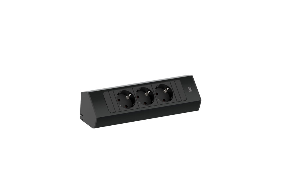 Bachmann Casia 2 Unité D'alimentation D'angle 3x 230V Noir - 932.100