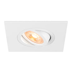 SLV Nouveau Tria 75 XL Carré GU10 Encastré Downlight Blanc - 1007627