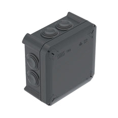 Boîte De Jonction Carrée 114x114x57mm Polypropylène Noir - 2007466