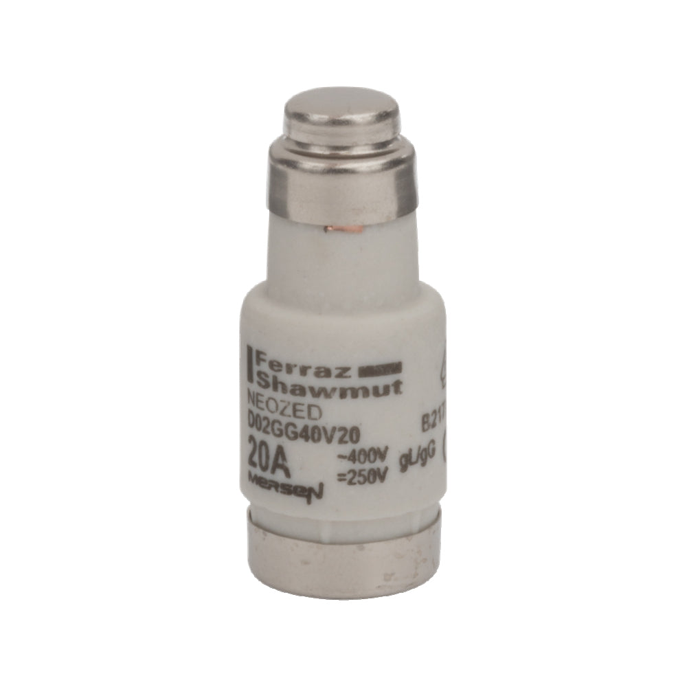 D02 Neozed GG Fusible 20A 400VAC - B217742 [10 Pièces]