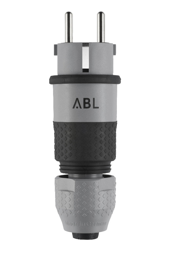 ABL Professionnel SCHUKO IP54 Prise De Terre Double Grise - 100000070