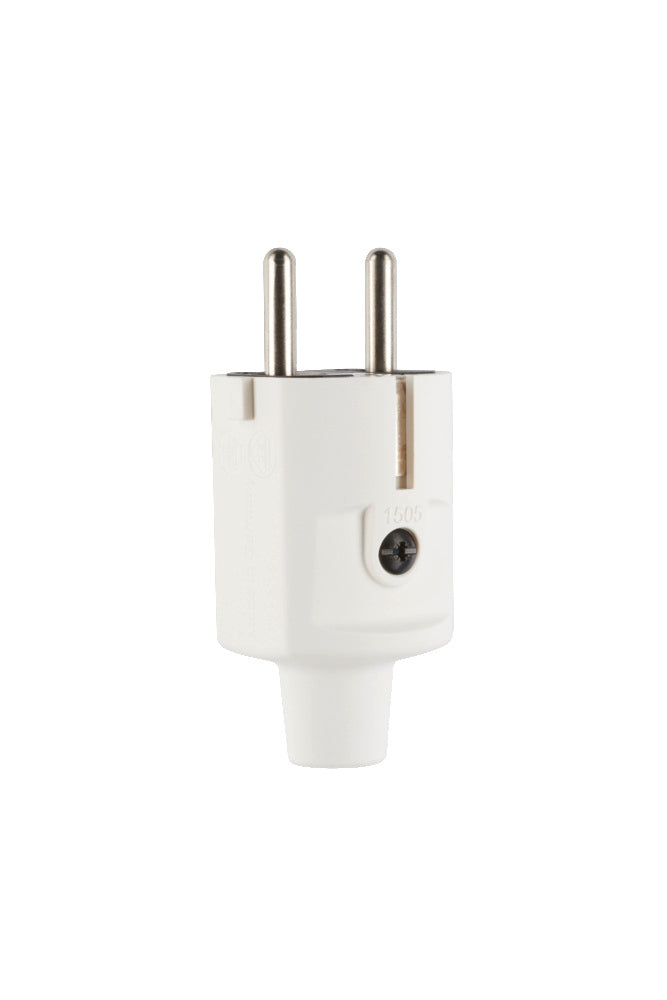 ABL Compact Schuko IP20 Prise Double Terre Blanche - 100000047 [2 Pièces]