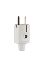 Prise De Terre Schuko Compacte Double IP20 TPE Grise - 100000046 [2 Pièces]