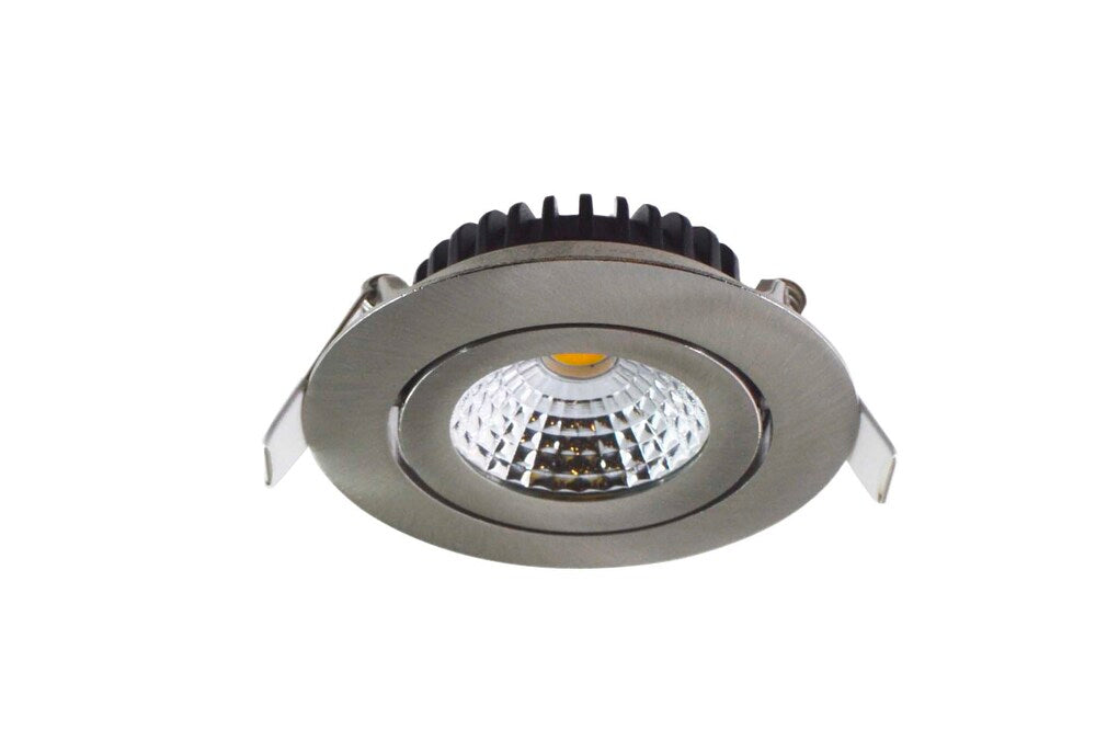 Projecteur LED Encastré Réglable 5W 2700K Nickel - A22032