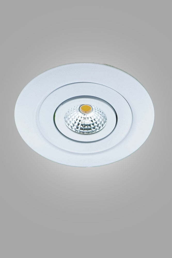 Anneau De Fixation Circulaire Blanc 125mm Pour Spots - A22031OR