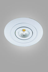 Anneau De Fixation Circulaire Blanc 125mm Pour Spots - A22031OR