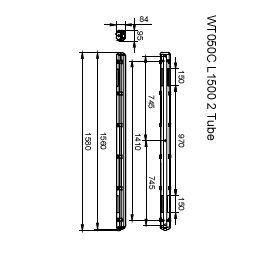 Philips Ledinaire IP65 Étanchéité LED Tube Logement L1500 - 8710163366050