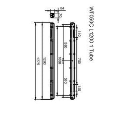 Philips Ledinaire WT050C Tube LED Étanche - 8710163366029