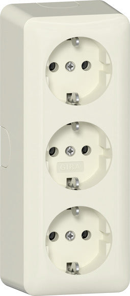 Gira Prise De Courant SCHUKO Triple En Surface 16A 250V - 478912