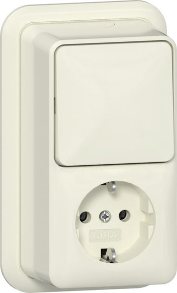 Gira Prise De Surface Combinée Avec Lumière Pilote - 417610