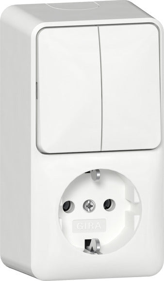 Gira Prise Combinée À Encastrer 16A 250V Vertical - 417512