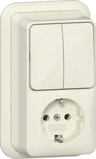Interrupteur De Série Verticale Gira Avec Prise Schuko 16A 250V - 417510