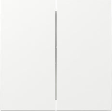 Gira F100 Double Interrupteur Capot Blanc Pur - 329570